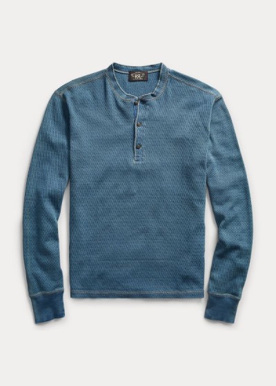 Pánské Henley Ralph Lauren Jacquard-Knit - 47913-GLUM